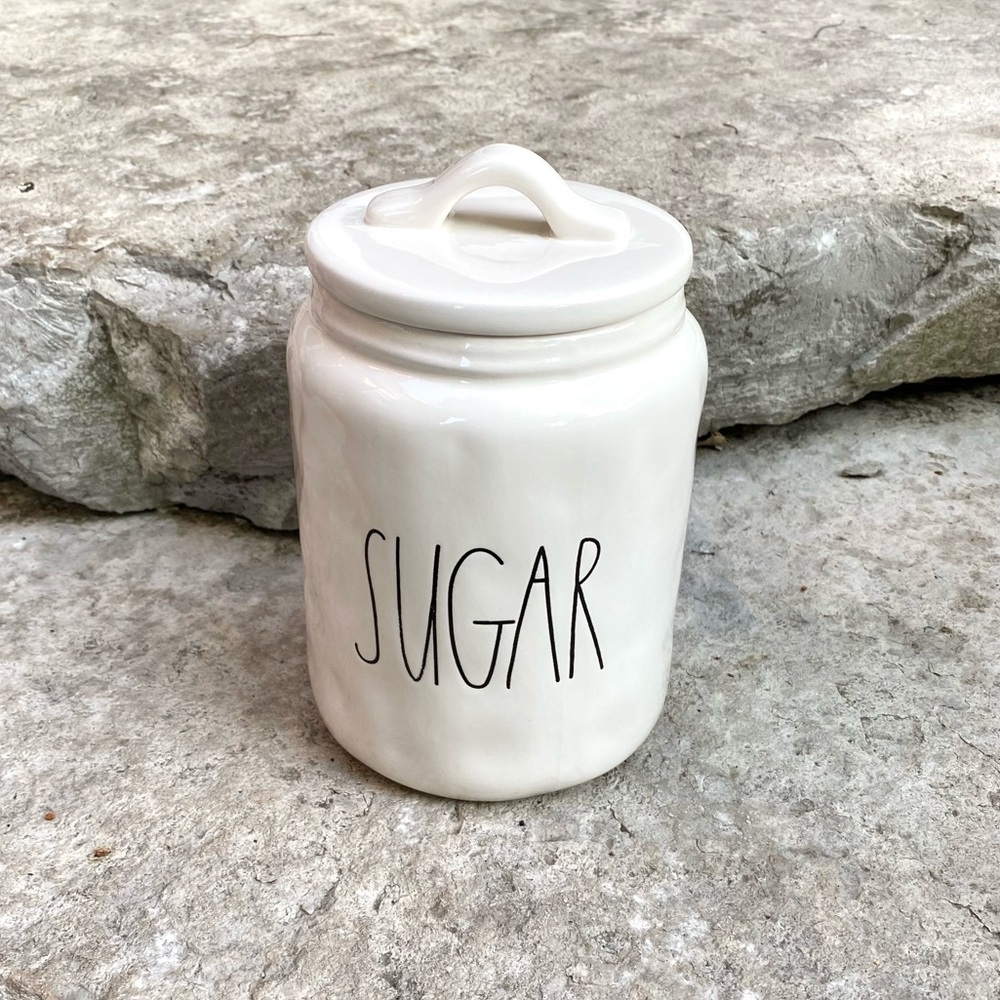 Rae Dunn SUGAR Large Letter Canister (Med)